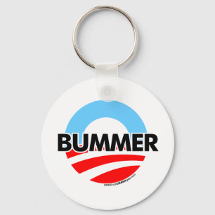Obama O Bummer Logo Keychain
