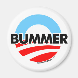 Obama O Bummer Logo Magnet