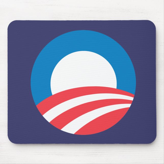 Obama O Mouse Pad (Front)