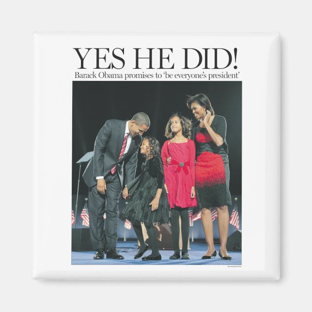 Obama : Oui ! Magnet (Devant)