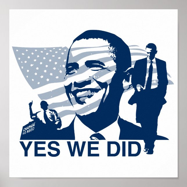 Obama Oui Nous Avons Fait Poster (Devant)