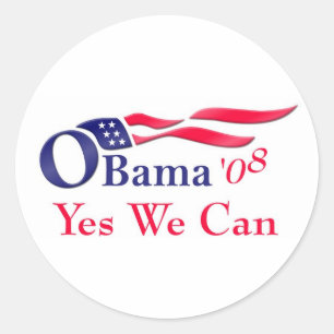 Obama oui nous pouvons Sticker
