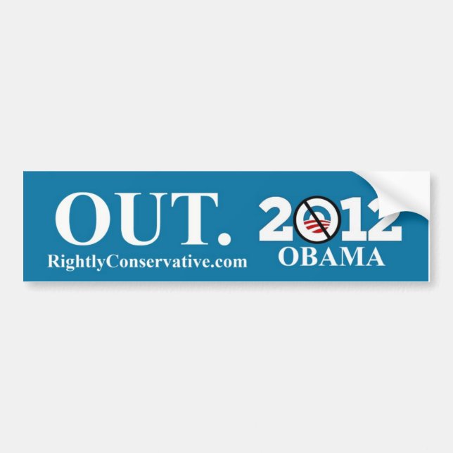 Obama OUT! 2012 Bumper Sticker (Front)