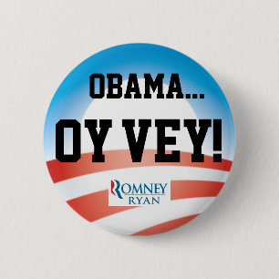 OBAMA OY VEY BUTTON