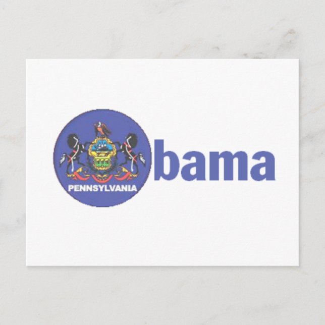 Obama PA Postcard (Front)