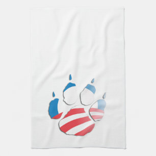 OBAMA PAW -.png Kitchen Towel