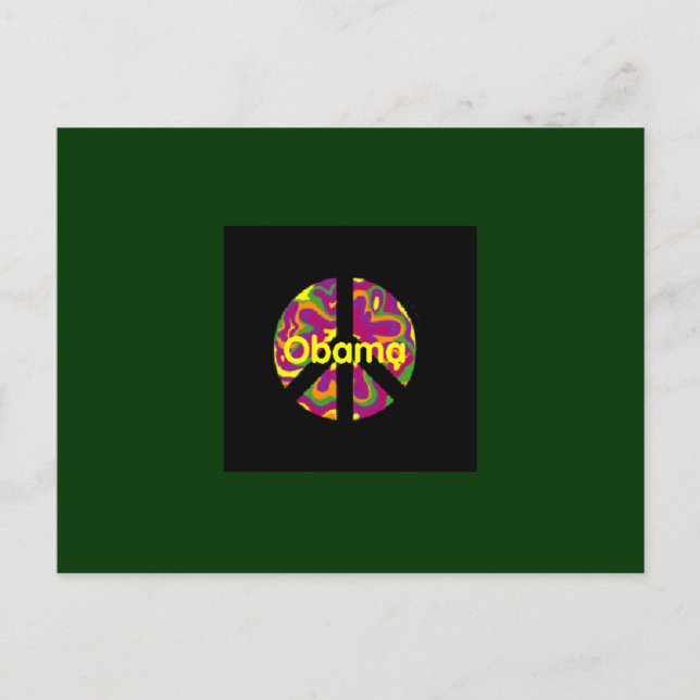 Obama Peace Postcard (Front)