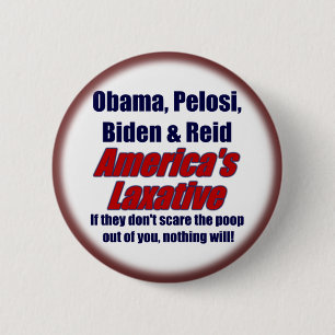 Obama, Pelosi, Biden & Reid 2 Inch Round Button