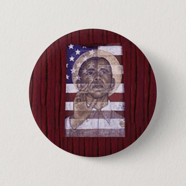 Obama Photo Button (Front)