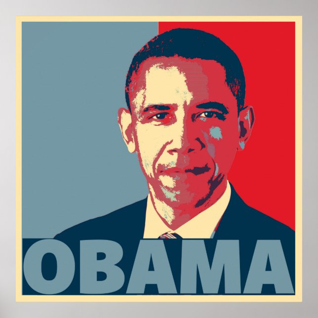 OBAMA POP ART POSTER (Devant)