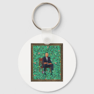 Obama Portrait Tee _1  Keychain
