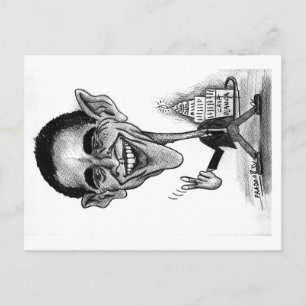 Obama Postcard-caricature Postcard