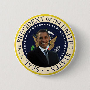 Obama Presidential Seal 2 Inch Round Button