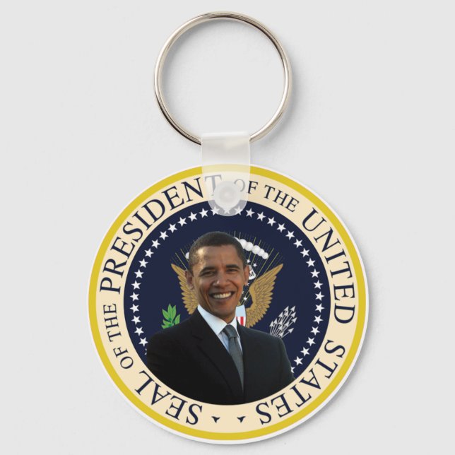 Obama Presidential Seal Keychain (Front)