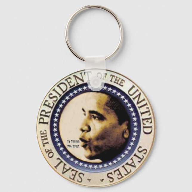 Obama Presidential Seal Keychain (Front)