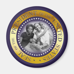Obama Presidential Seal Portrait Magnet