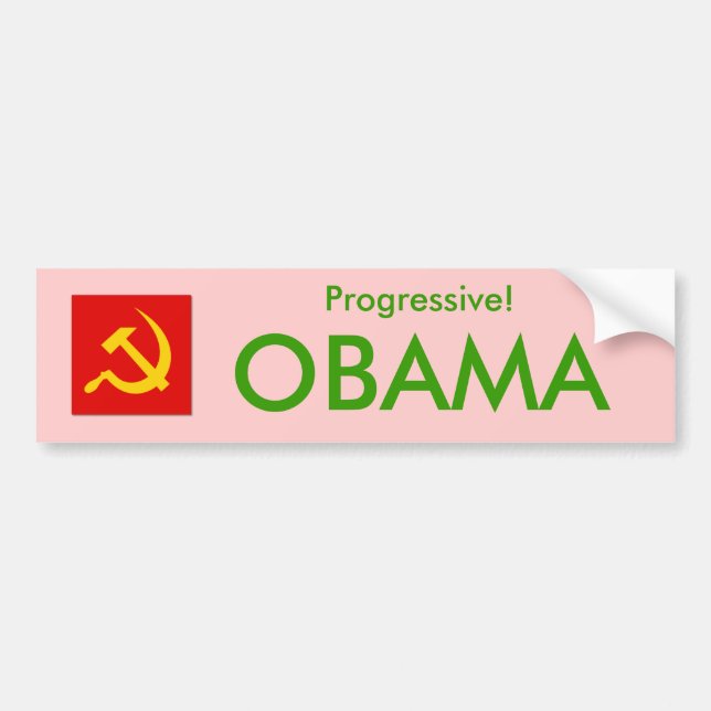 OBAMA  Progressive! Bumper Sticker (Front)