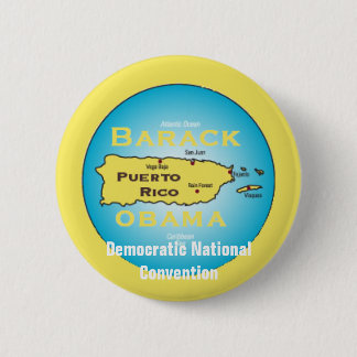 Obama Puerto Rico DNC Button