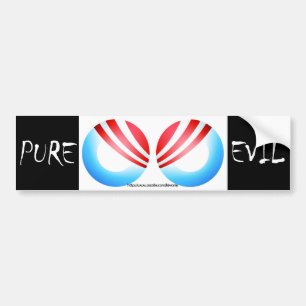 Obama pure evil bumper sticker