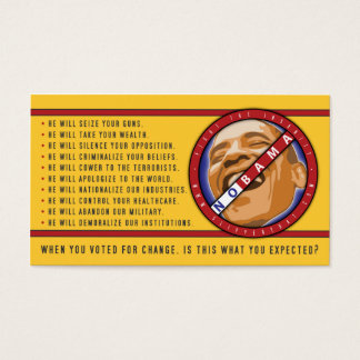 Obama "Quand vous avez voté pour le changement..."