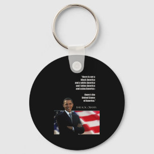 Obama quote keychain