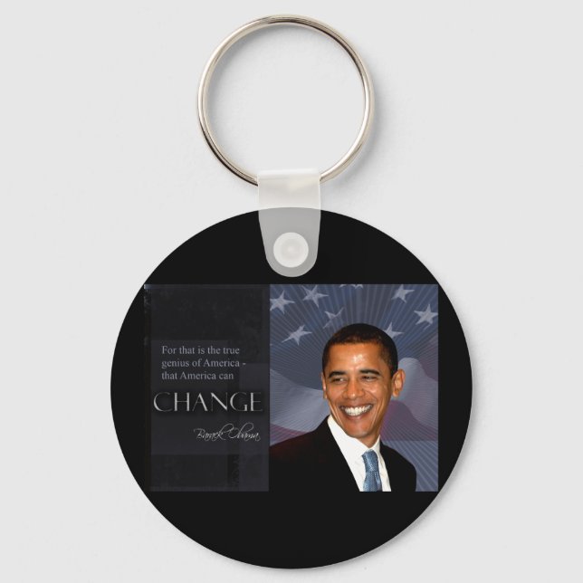 Obama Quote Keychain (Front)