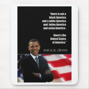 Obama quote mouse pad
