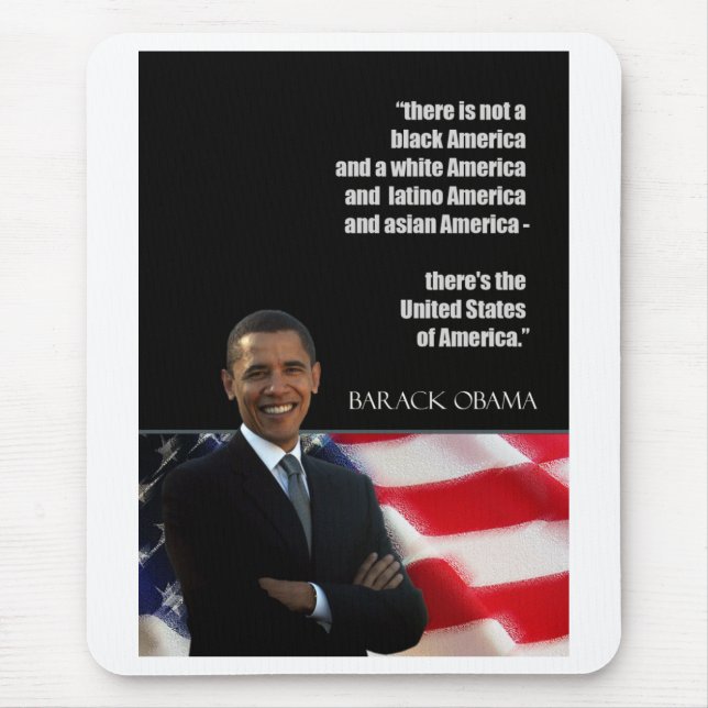 Obama quote mouse pad (Front)