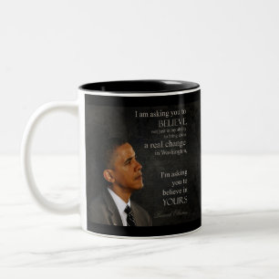 Obama Quote Mug 1 of 6 - Customized