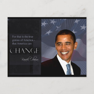 Obama Quote Postcard