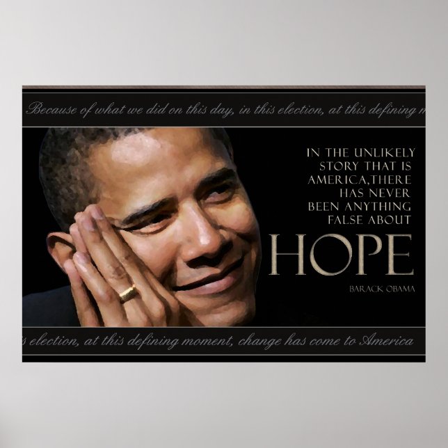 Obama Quote Poster (Front)