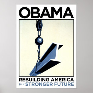 Obama: Rebuilding America Poster