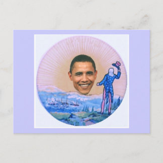 Obama Retro 1904 Postcard