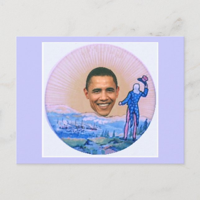 Obama Retro 1904 Postcard (Front)