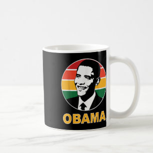 Obama Retro President Barack Obama Hope Change Vin Coffee Mug