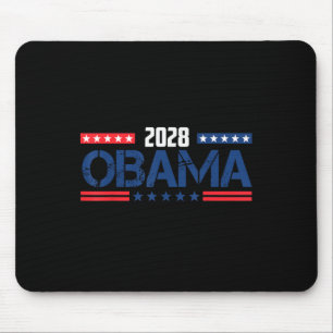 Obama Retro Vintage Patriotic 2028 Political Prote Mouse Pad