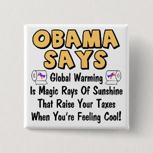 Obama Says 2 Inch Square Button