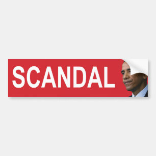 OBAMA SCANDAL Bumper Sticker.pdf Sticker