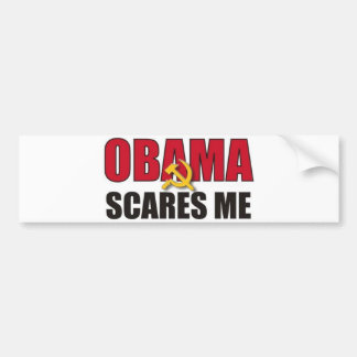 Obama Scares Me Bumper Sticker
