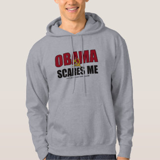 Obama scares me - Customized Hoodie