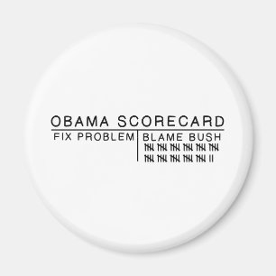 Obama Scorecard Magnet
