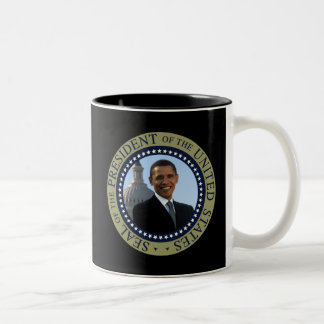 Obama Seal Gold Two-Tone Coffee Mug