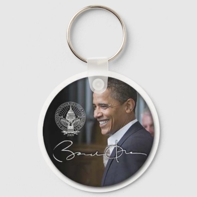 Obama Signature Key Chain (Front)