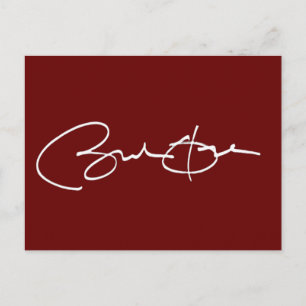 Obama Signature Postcard
