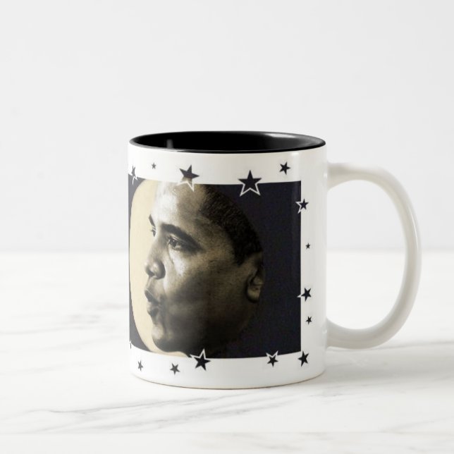 Obama Silvertone Mug (Droit)