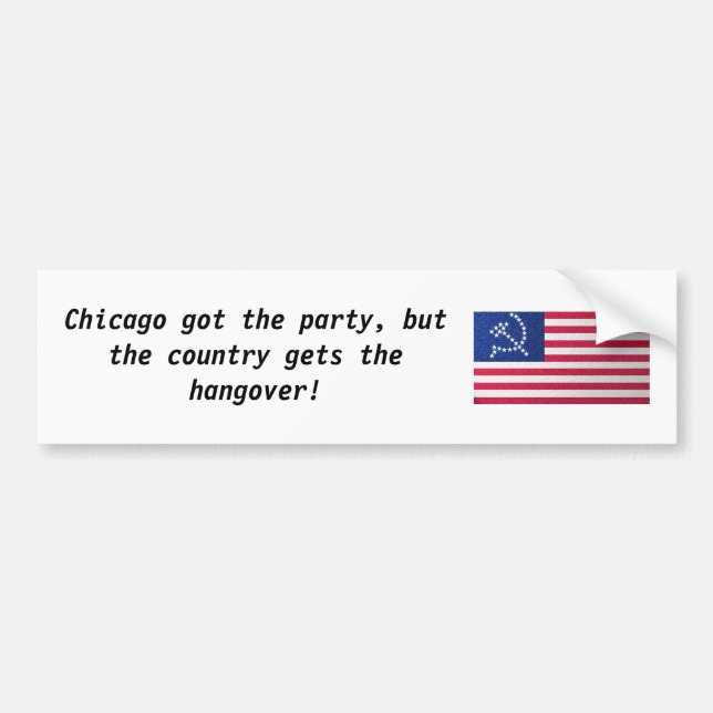 Obama Socialism Bumper Sticker (Front)