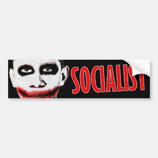 Obama Socialist Bumper Sticker (Front)