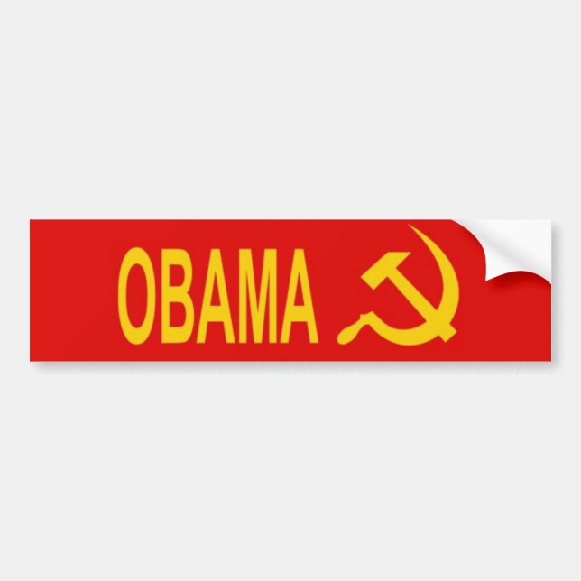 Obama - Socialist Bumper Sticker (Front)
