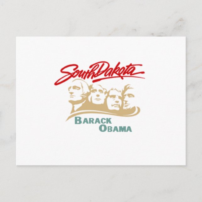Obama South Dakota Postcard (Front)