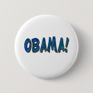 OBAMA SPLATTER BUTTON